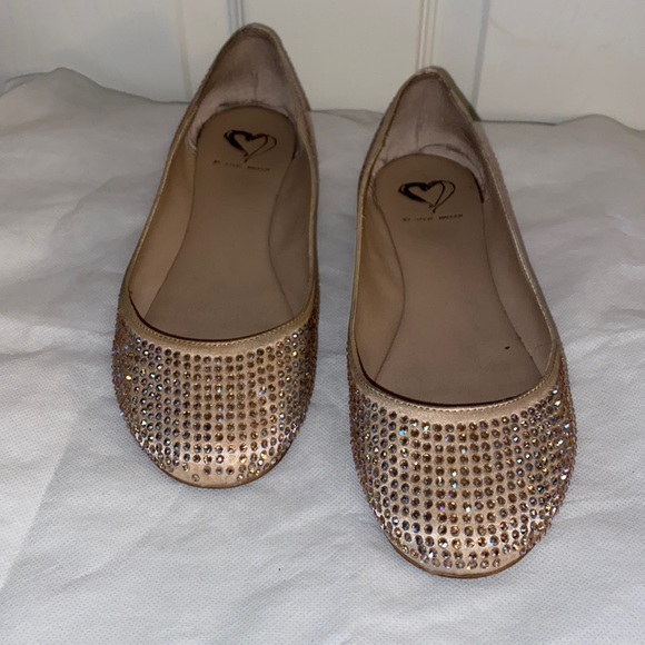 Steve Madden rhinestone flats - Picture 1 of 8
